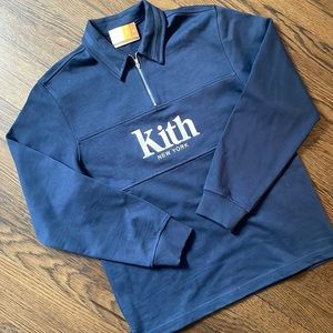 Kith Carnegie Rugby Collared Quarterzip Sweatshirt